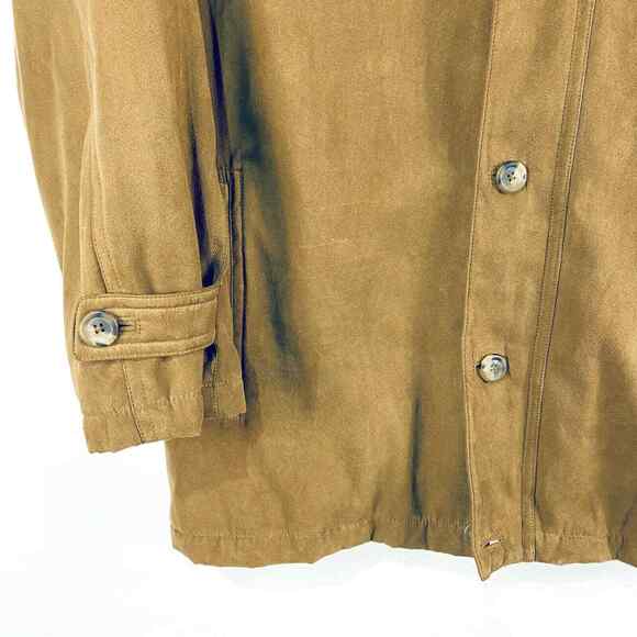 Cutter and Buck Microsuede Lightweight Coat Men's Extra Large Zip Up Microsuede - Picture 3 of 10